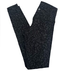 lululemon Align 28” Camo Deep Coal Multi Leggings